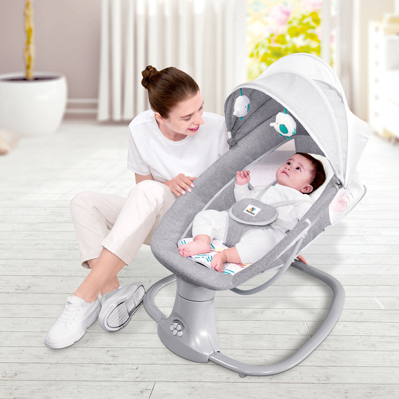 Automatic baby rocker OEM 2024 modem metal baby rocker swing 3 in 1