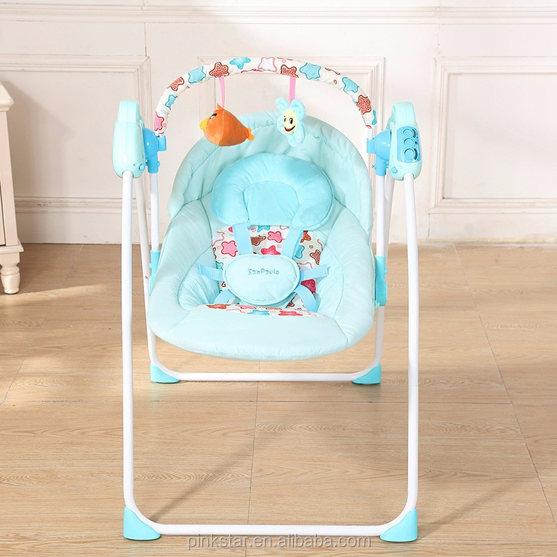 Hanging indoor and outdoor automatic swing chair baby toddler swing