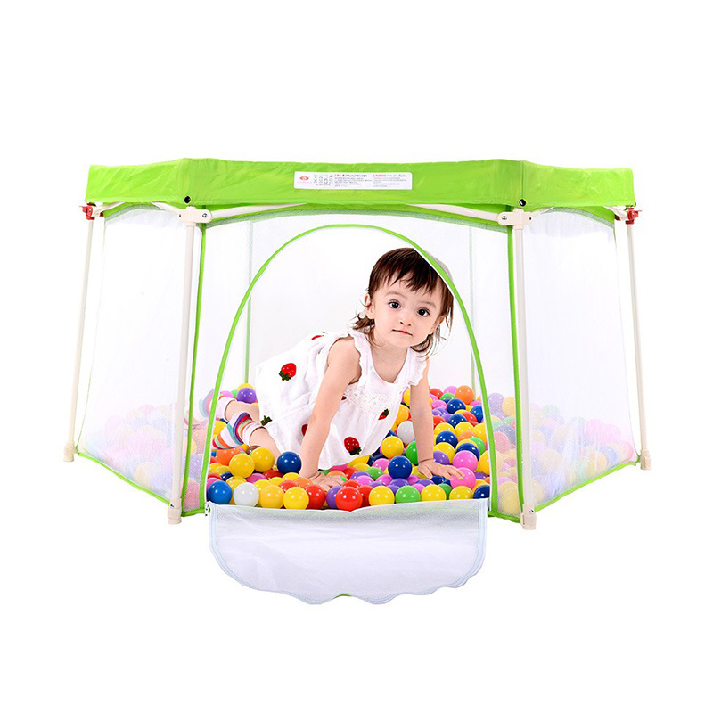 Baby playpen manufacture eco friendly luxury modern custom folding safety travel fence large portable baby play yard playpen