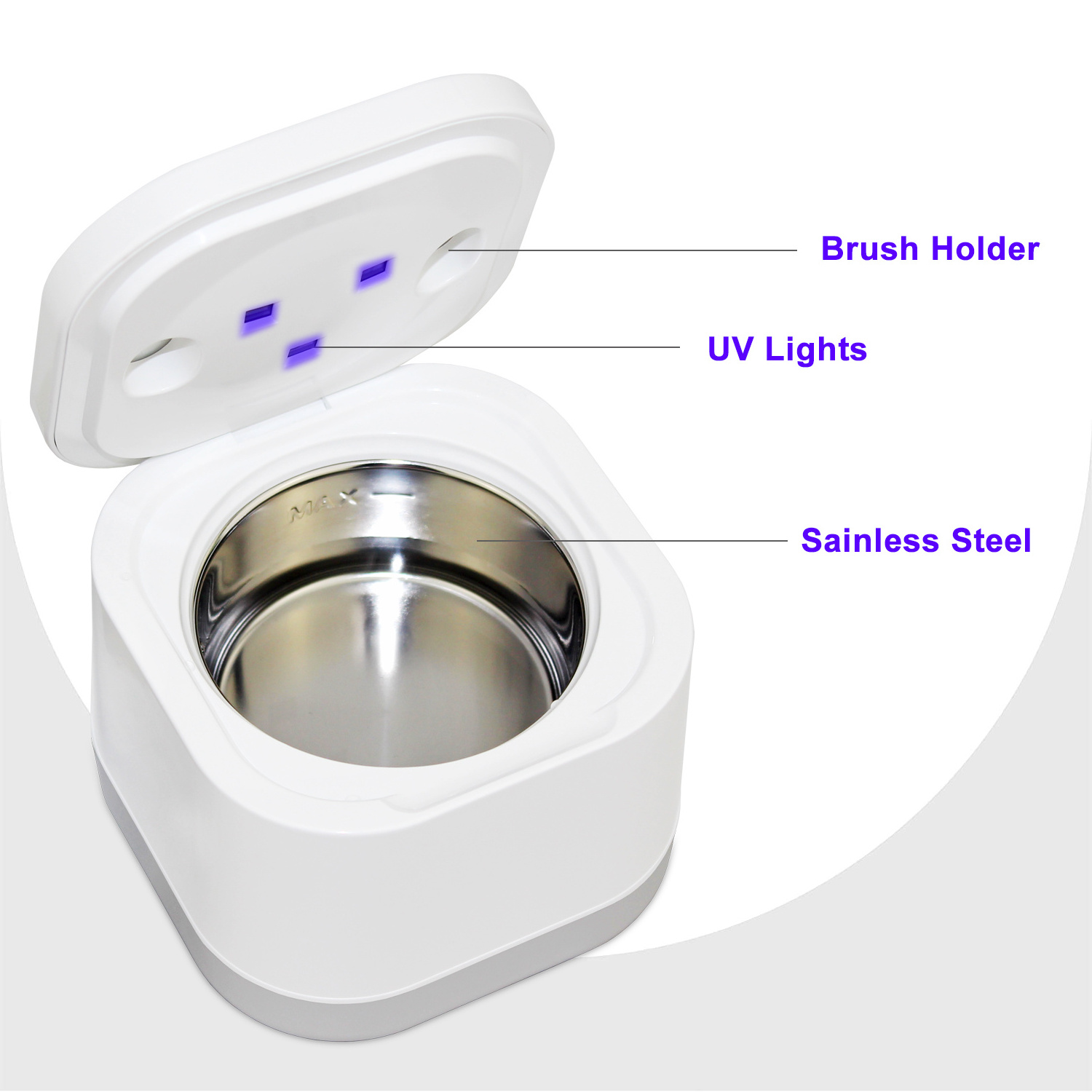 GH-UC116 Portable Household Ultrasonic Jewelry Ring Dental Cleaner Denture Washing Machine