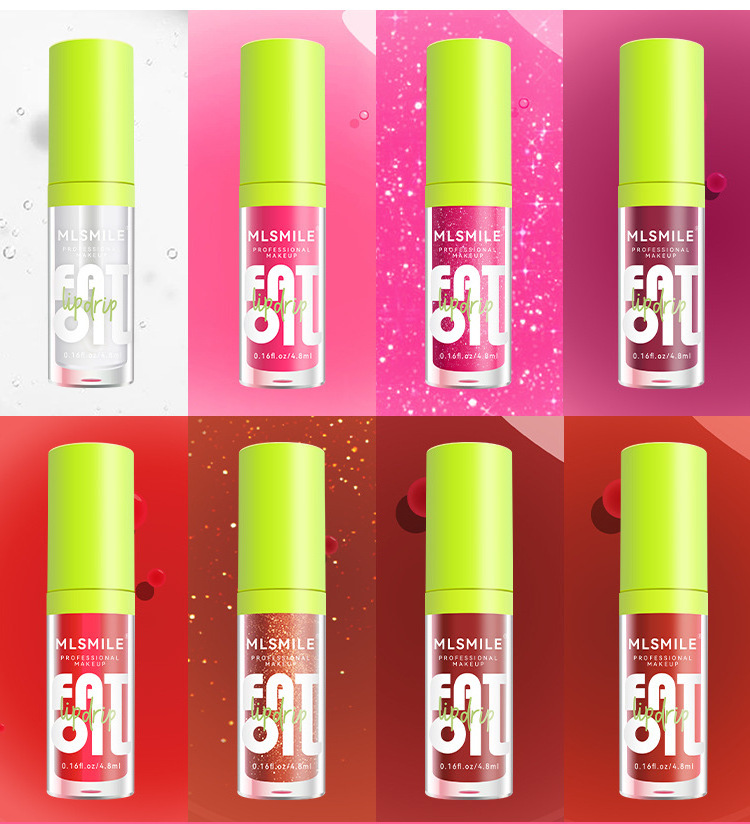 New Arrive MNSIMLE Vegan Shiny Moisturizing Hydrates Smooth Private Label Transparent Plumping Lip Oil Gloss