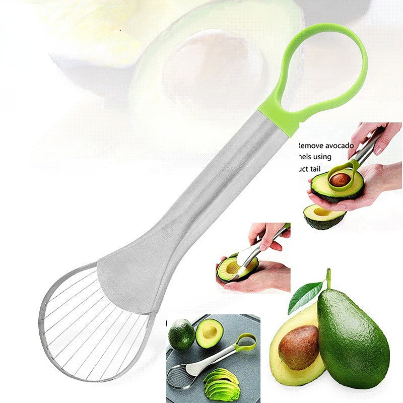 TX Stainless Steel 2-in-1 Avocado separator Avocado Slicer Kitchen fruit and vegetable Tool