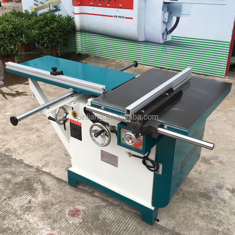 Woodworking circular table saw machine with sliding table Universal tilting circular saw for wood cutting