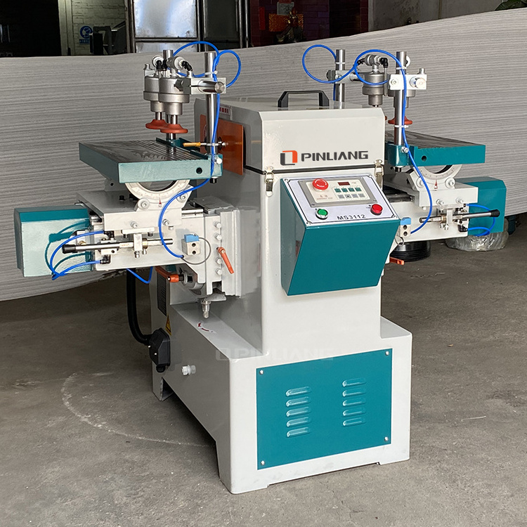 Pinliang MS3112 horizontal double ends wood mortising and tenoning machine for chair