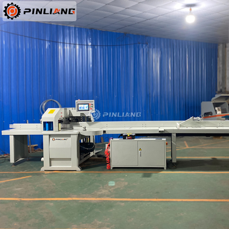 20 inch width CNC pneumatic timber cut saw MJ602 woodworking automatic jumping saw machine