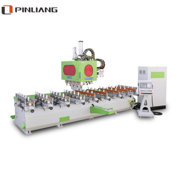 CNC Automatic Wood Mortising Machine 5 Axis CNC Multi-spindle Slot Milling Machine for Solid Dining Tables and Chairs