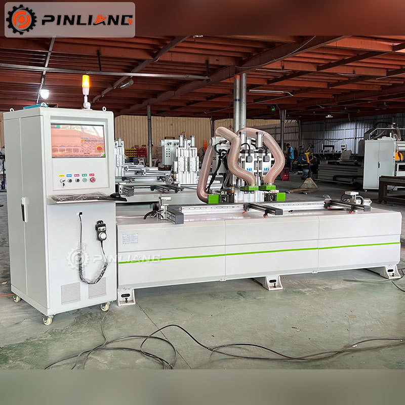 CNC Automatic Horizontal Door Lock Hole Mortising and Tenoner Machine