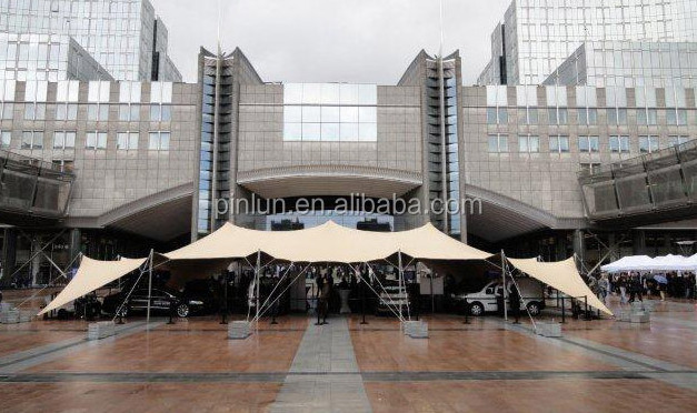 white wedding tent used outdoor party