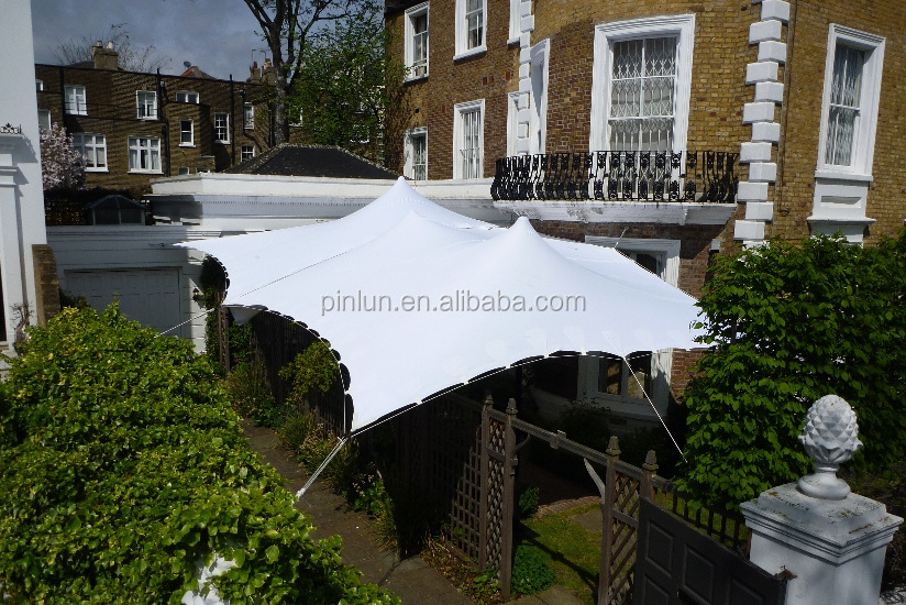 white wedding tent used outdoor party