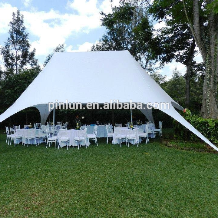 white wedding tent used outdoor party