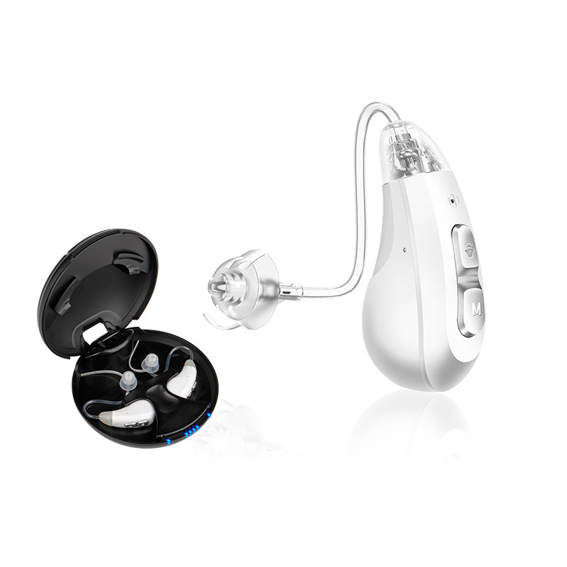 Hearing aids earphones rechargeable for seniors