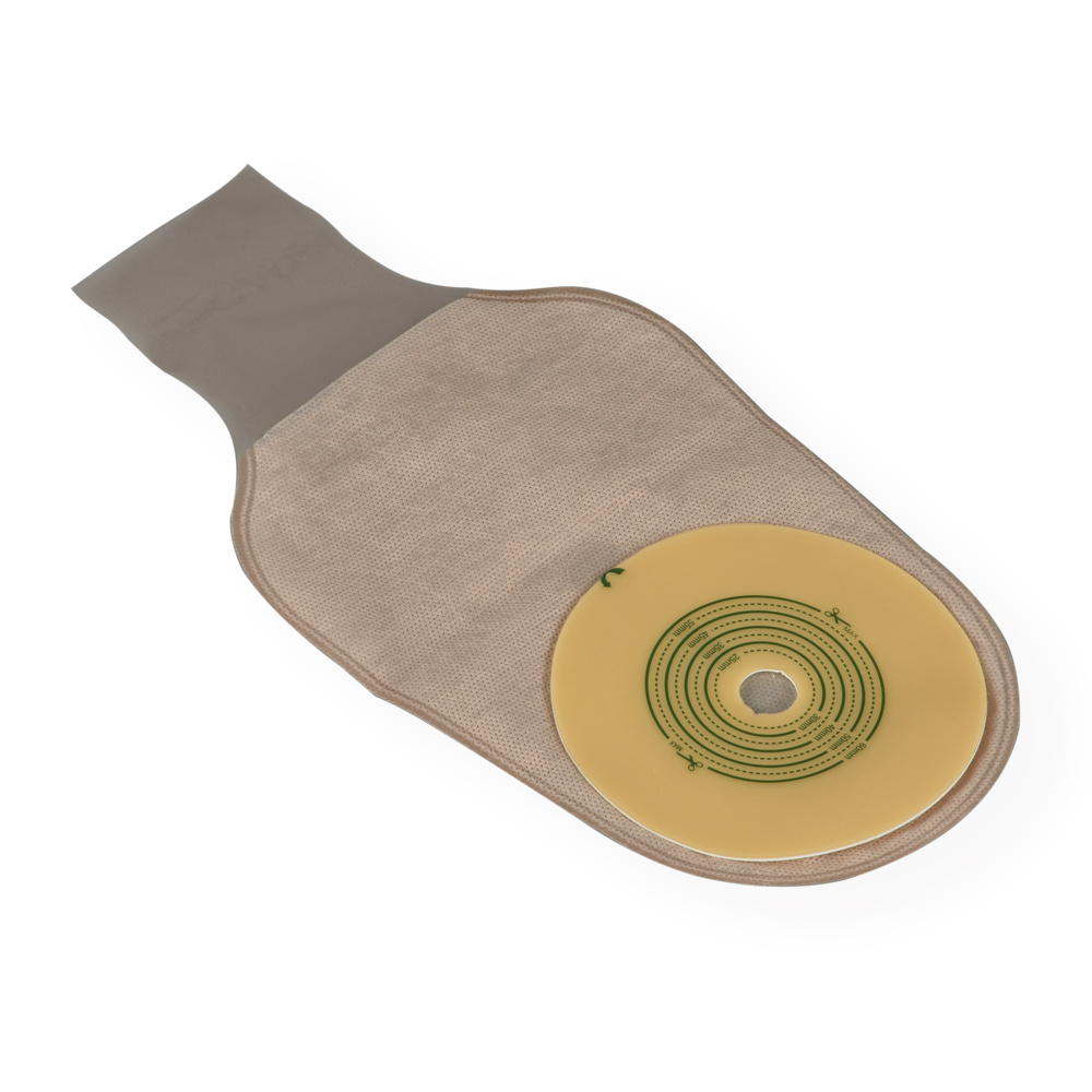 Portable 60mm urostomy colostomy bag with hydrocolloid barrier