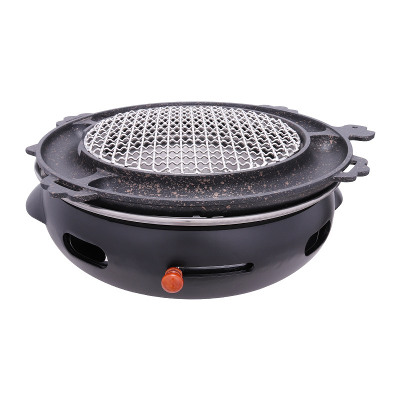 Pinnovo Portable Tabletop Charcoal Bbq Grill Restaurant Equipment Bbq Beer Can Chicken Roaster Korean Charcoal Bbq Fire Pit