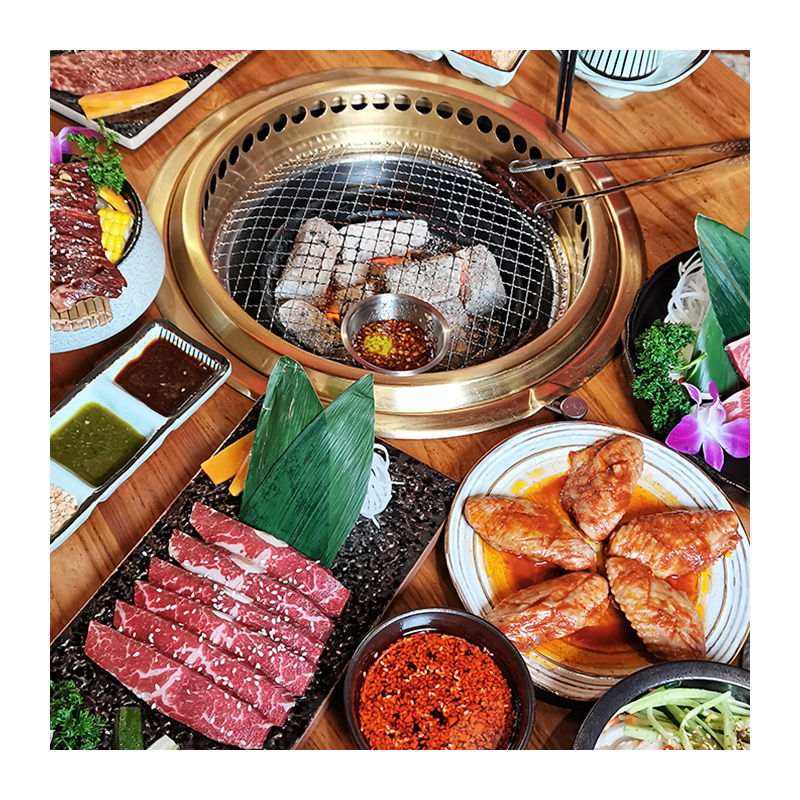 Pinnovo Korean Table Bbq Charcoal Grill Commercial Bbq Grill Table Smokeless Charcoal Bbq Japanese Oven Kamado