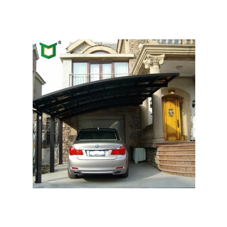 High quality polycarbonate aluminum double carport