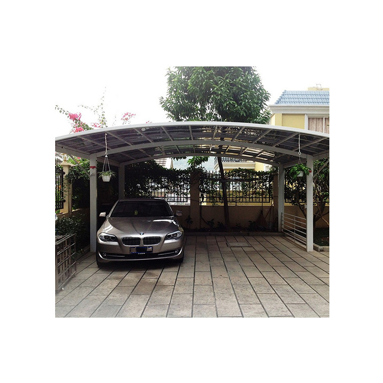 High quality polycarbonate aluminum double carport