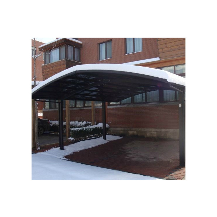 High quality polycarbonate aluminum double carport