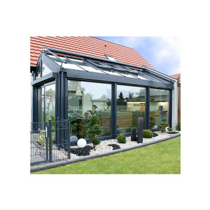 Outdoor aluminum green house easy assembly sunroom 4 season Aluminum Frame Glass House/sun Room