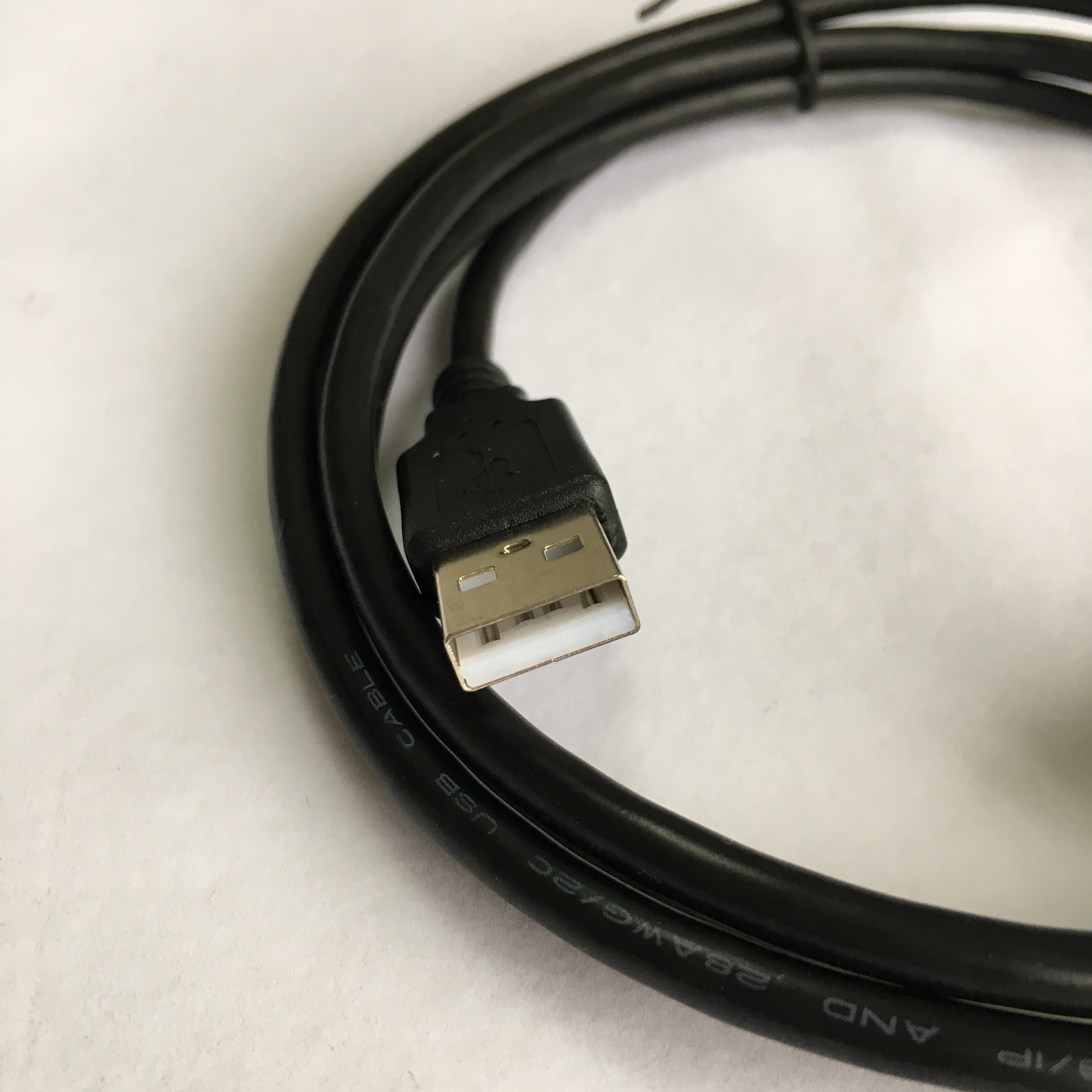 28AWG/1P 24AWG/2C 0.5Meter Panel Mount USB Extension A-Female to A-Male Adapter Cable