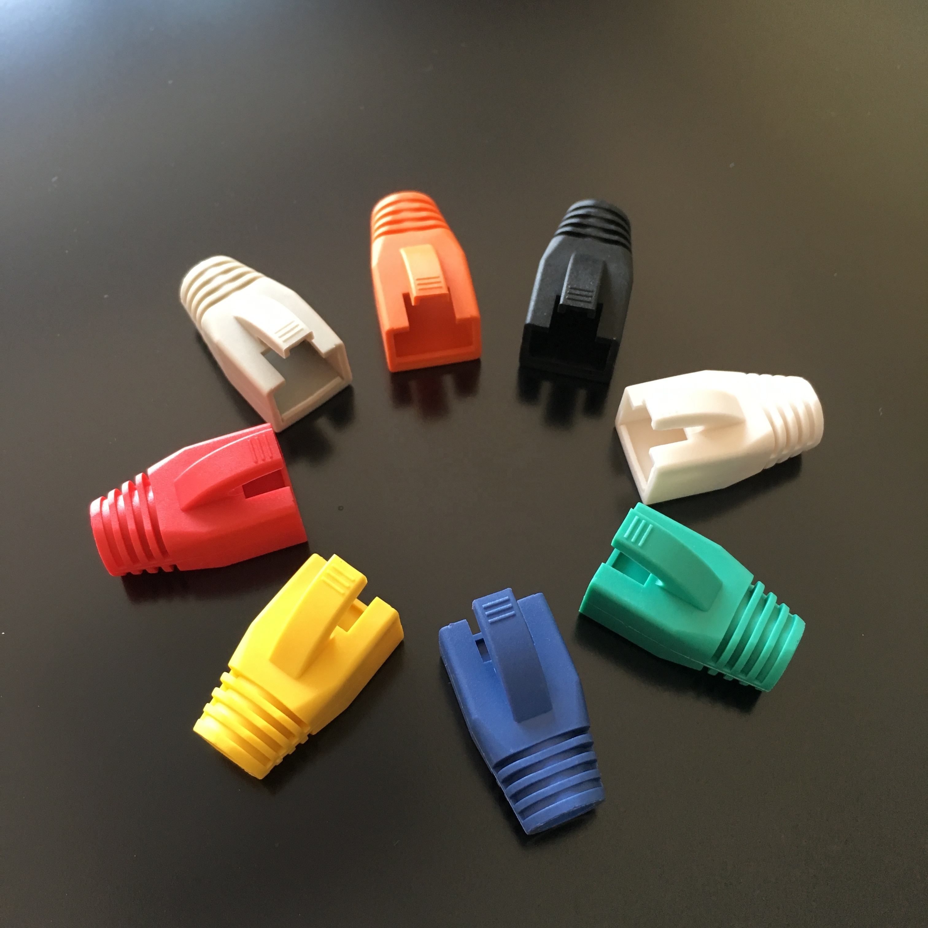 Cat7 RJ45 Connector Boots with OD 7.5mm and 8.0mm