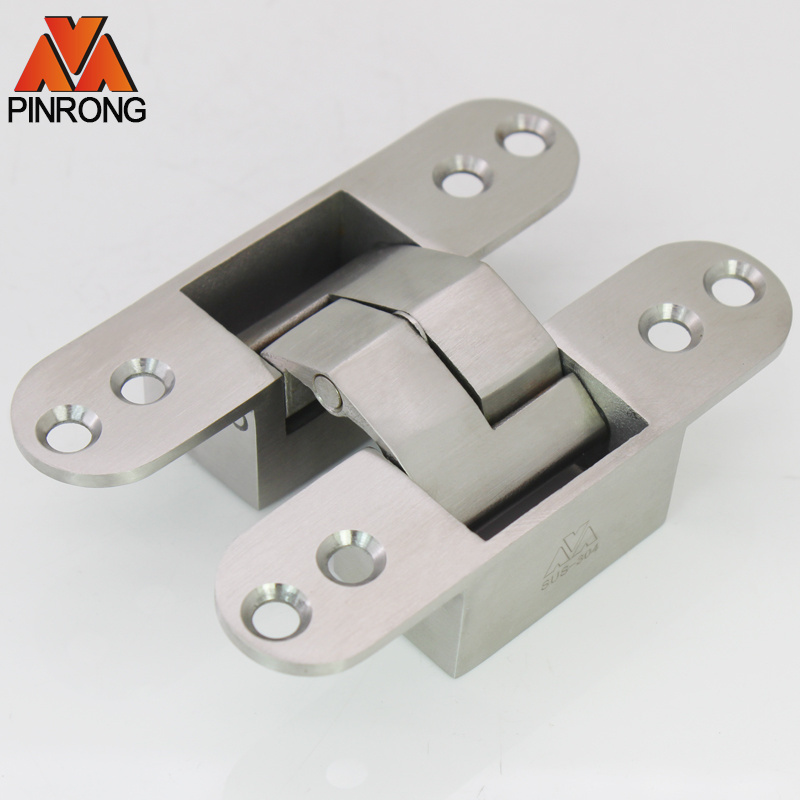 180 degree quiet soft close double swing door stainless steel concealed hinges