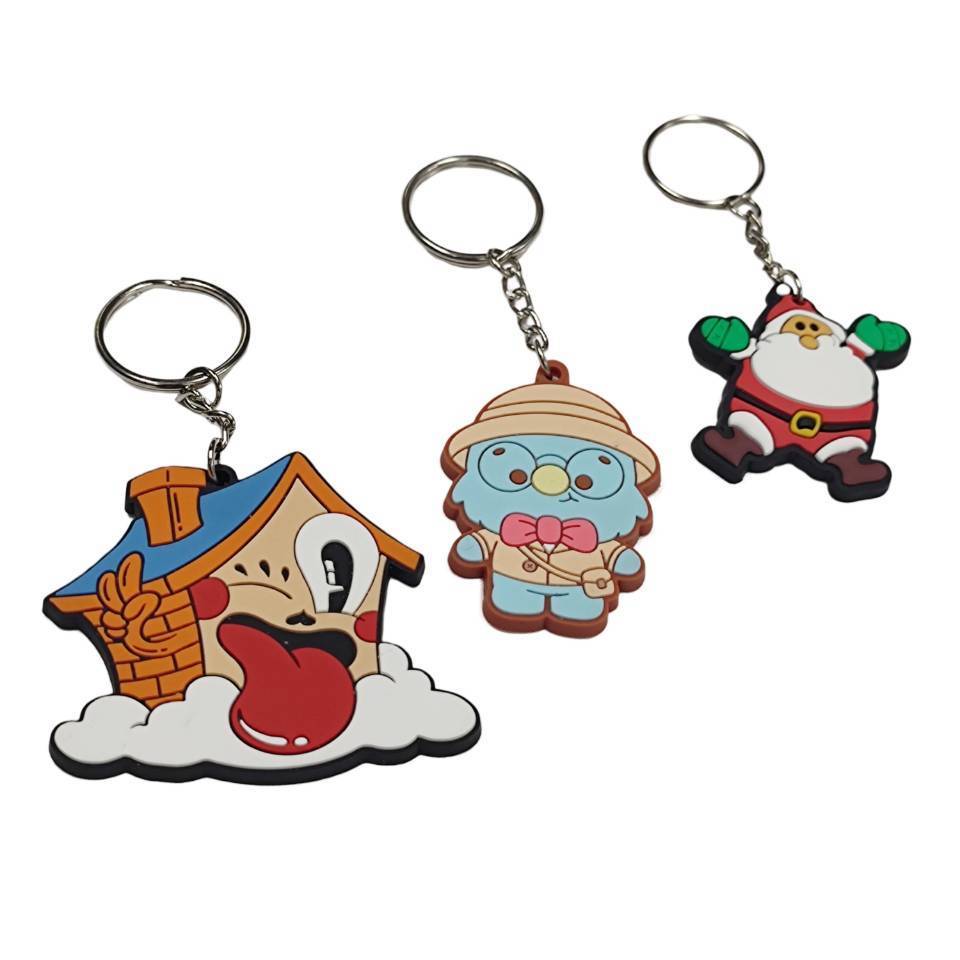 Wholesale custom rubber full 3d cute cartoon character keyring logo custom japan anime Ultraman soft pvc keychain