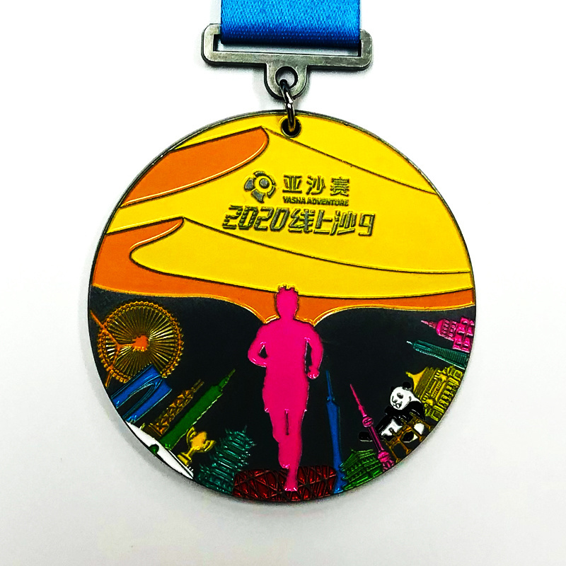 Customized Logo Sports Metal Taekwondo Basketball Medal Cup Sports Medals And Ribbons Sporting Blank Custom Trophies and Medals