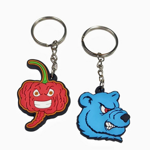 Custom Soft Ultraman Gaia Keychain anime Totoro Rubber key chain 3D silicone Cartoon Kamen Rider Gaim Rubber Key Ring