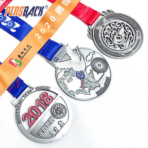 Customized Logo Sports Metal Taekwondo Basketball Medal Cup Sports Medals And Ribbons Sporting Blank Custom Trophies and Medals