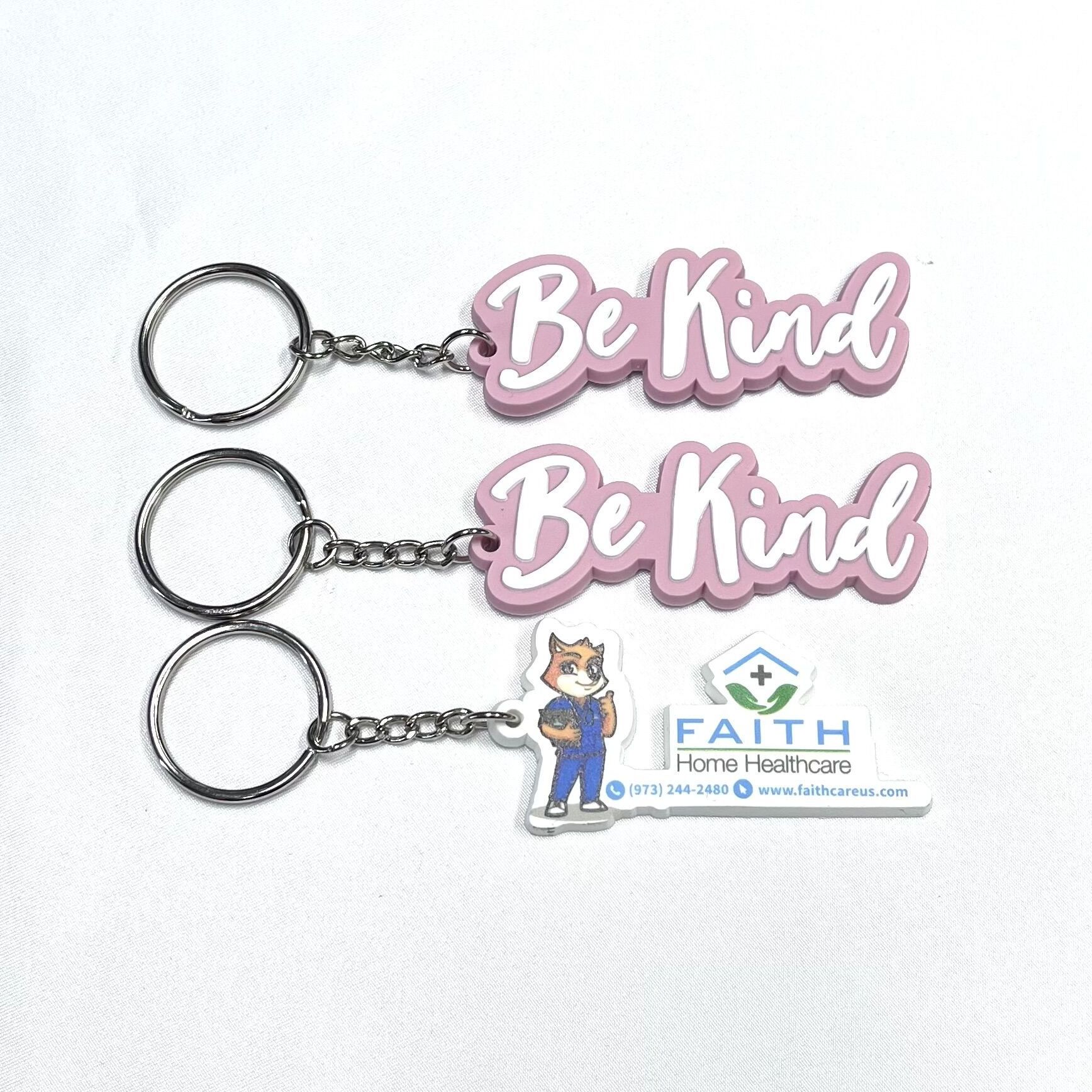 Personalized promotional custom made rubber keychains cartoon anime soft pvc 2d/3d silicone figurine key chain cute keychains