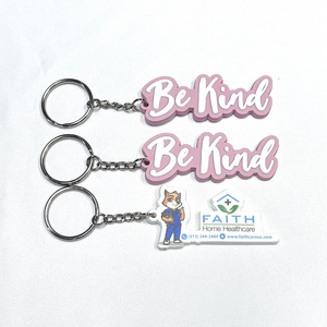 Personalized promotional custom made rubber keychains cartoon anime soft pvc 2d/3d silicone figurine key chain cute keychains