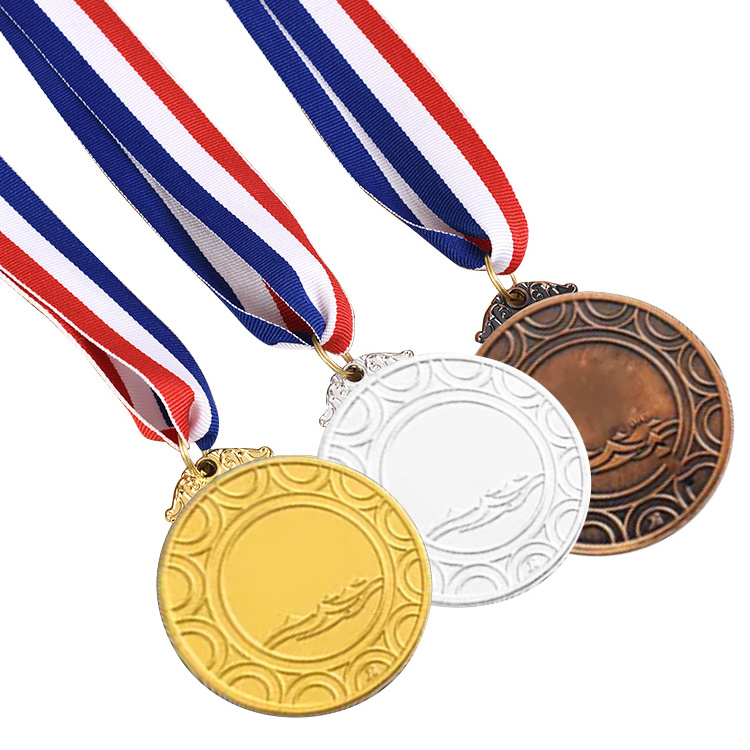 Customized Logo Sports Metal Taekwondo Basketball Medal Cup Sports Medals And Ribbons Sporting Blank Custom Trophies and Medals