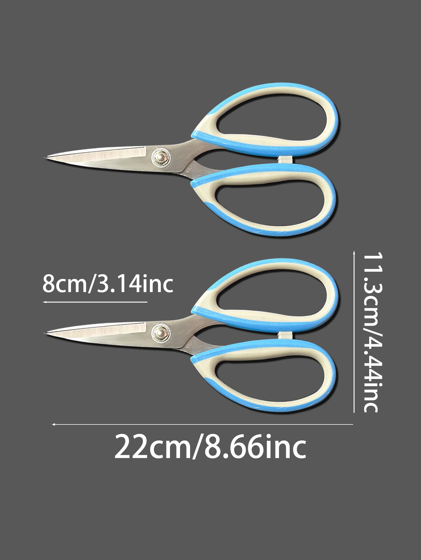 Large Kitchen & Home Scissors Smooth Edge Jack Stainless Steel Tailoring Shears Sharp Tools Cutting Garments Cloth Processing