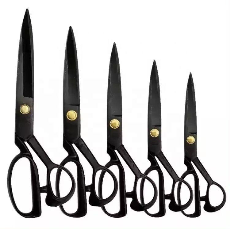 Professional Industrial Grade 8/9/10/11/12 Inch Straight-Guided Stainless Steel Sewing Scissors Cutting Clothing Fabric Shear