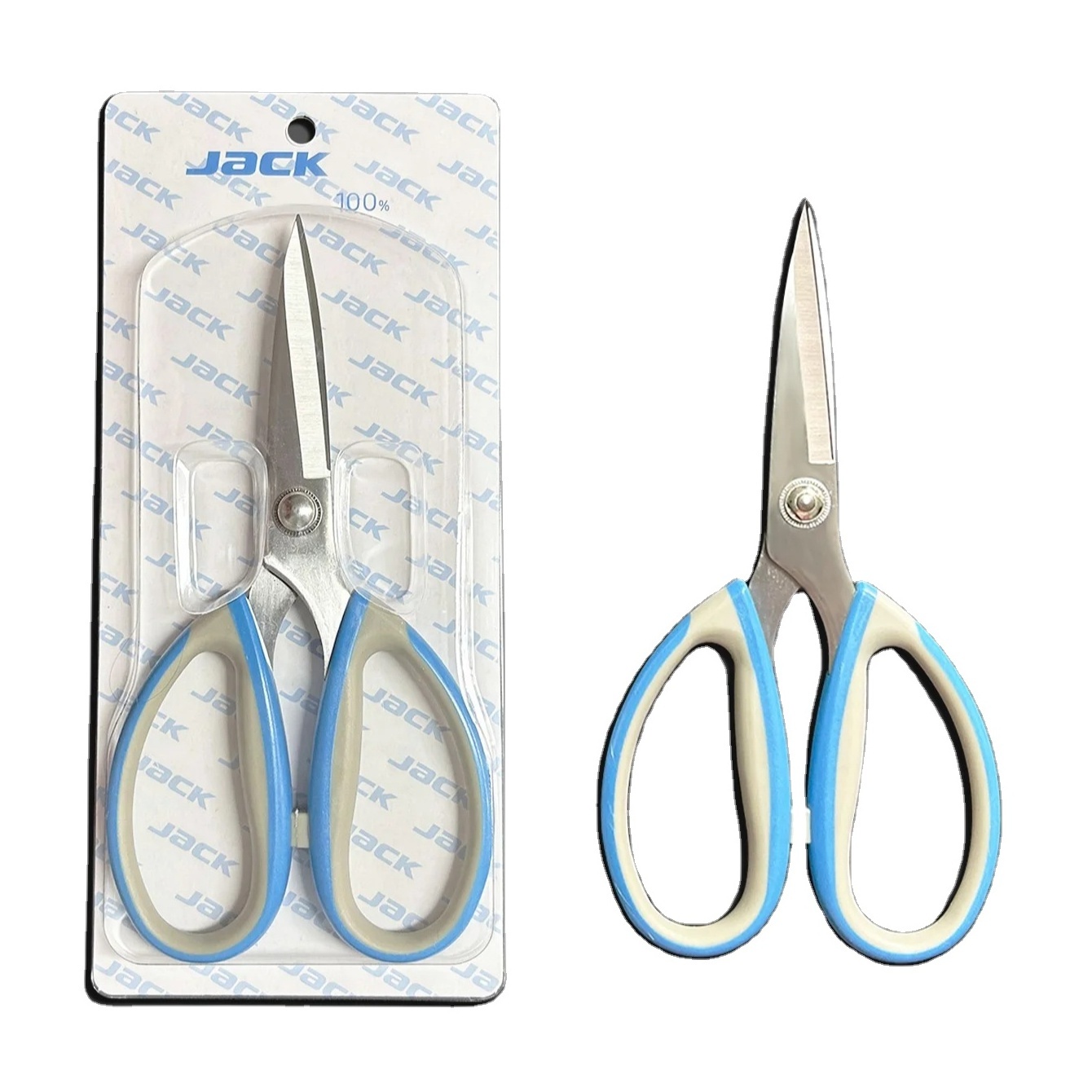 Large Kitchen & Home Scissors Smooth Edge Jack Stainless Steel Tailoring Shears Sharp Tools Cutting Garments Cloth Processing