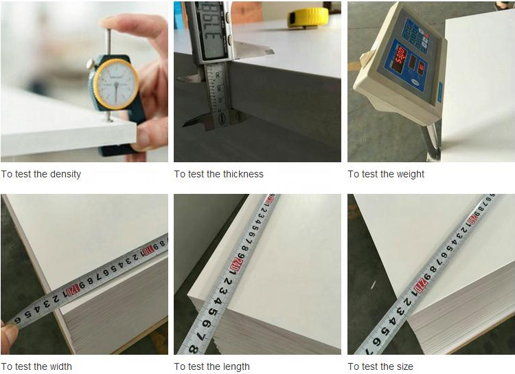 PINSHENG 0.40 density White 18mm White Pvc Foam Board usefor Making Models