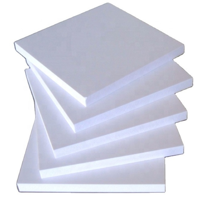 PINSHENG 0.40 density White 18mm White Pvc Foam Board usefor Making Models