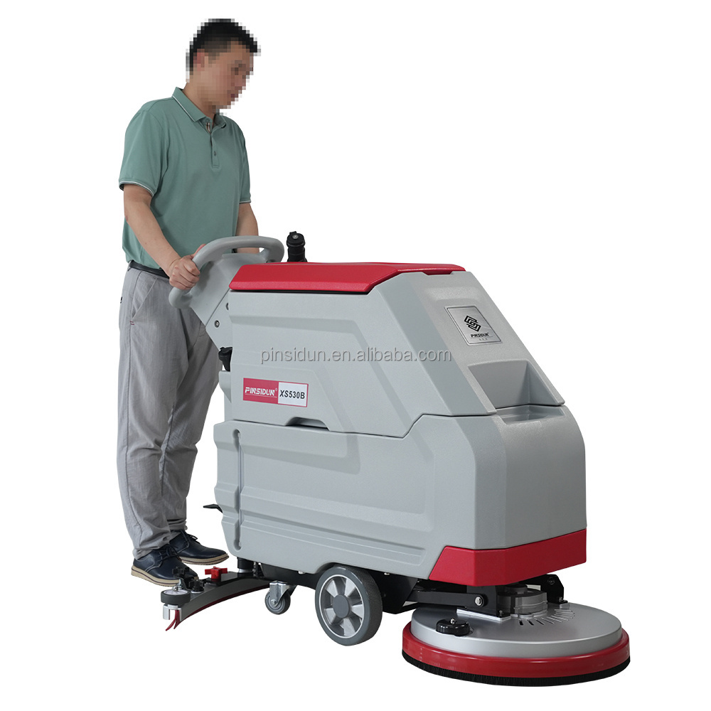 Psd-XS530B Cheap washing equipment hand push cleaning machine walk behind floor scrubber