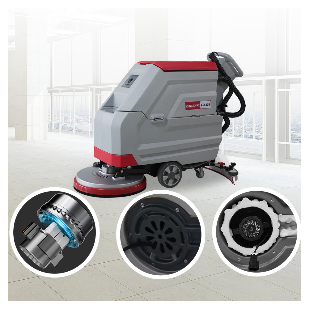 Psd-XS530B Cheap washing equipment hand push cleaning machine walk behind floor scrubber