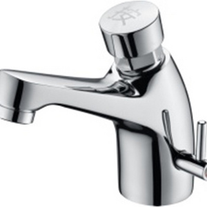 Time Delay Faucet Hot and Cold Mixer Self Closing Tap