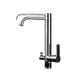 Modern 304 Stainless Steel Sink Water Mixer Tap Brushed Silver Flexible Kitchen Faucet