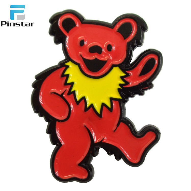 100% Factory Store Dab Hat Pin /Grateful Dead Lapel Pin/Dancing Bear Pin Over 200 Styles With Made Molds  MOQ 100 each Style