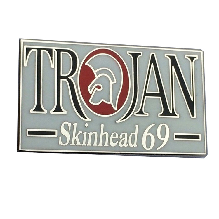 Trojan Skinhead 69 Enamel Badge Mod Vespa Lambretta Scooter Oi Punk Scene