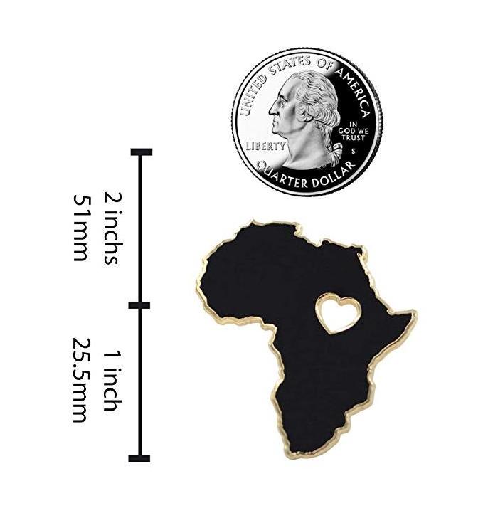 Africa Pin Wakanda Forever BLM Black Panther Enamel Pin