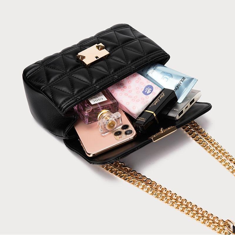 Brand Design Luxury Handbags Women Rhombic Crossbody Bags Chain Small Messenger Bag Lady Shoulder Bag Large Capacity Totes