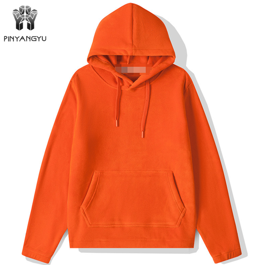 Womens mens Winter Warm Polar Fleece Pullover Hoodie Thermal Sweatshirts Unisex Anti-pilling Hooded Jacket with Kangaroo Pocket