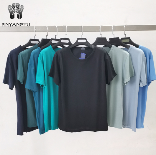 Custom t shirt cheap bulk cheapest price wholesale 1 dollar Polyester tee mens short sleeve t shirts cheap ready to ship