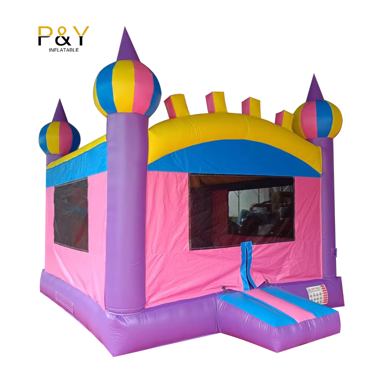 Hot Selling Commercial princess Inflatable bouncer colorful 13x13 bouncy castle jumping Pink bounce house for party