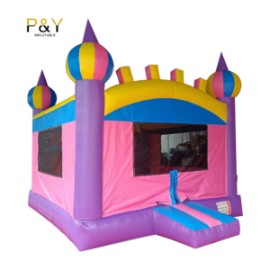 Hot Selling Commercial princess Inflatable bouncer colorful 13x13 bouncy castle jumping Pink bounce house for party