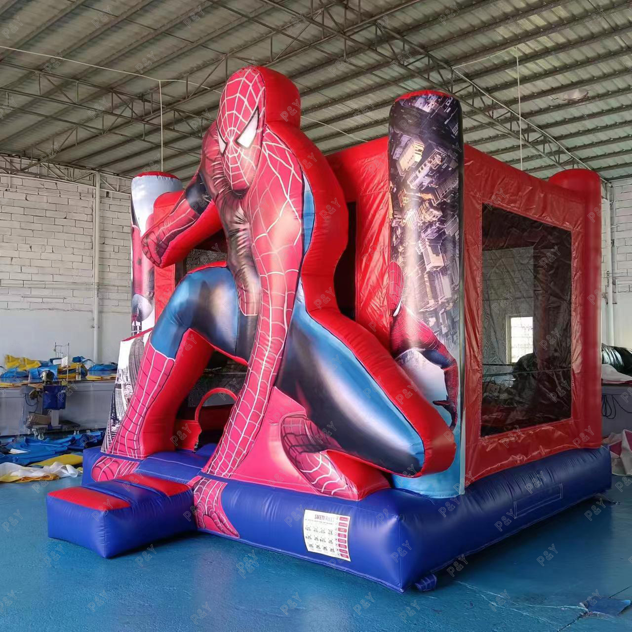 Commercial inflatable SpiderMan bouncer bouncy castle jumping bounce house